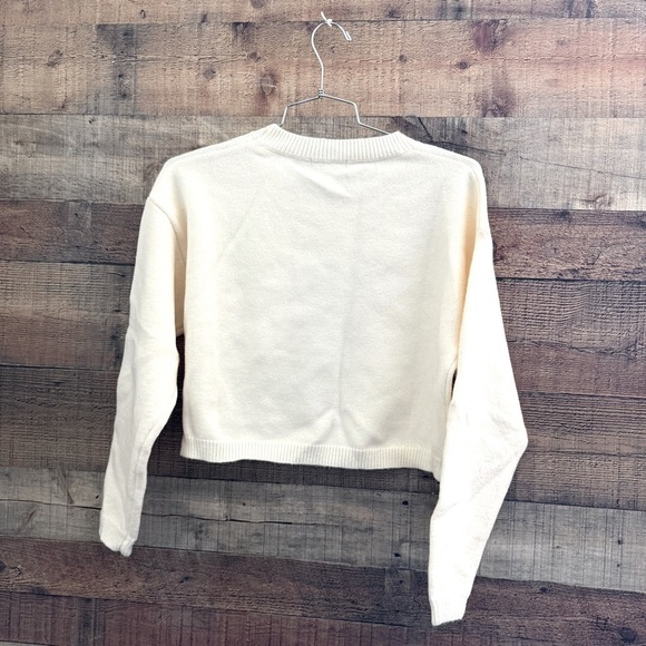 NWT Pretty Garbage Cowgirl Boot Design Graphic Sweater - Picture 3 of 8